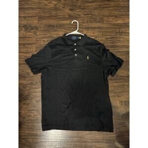 POLO by RALPH LAUREN Classic Fit Polo Shirt Mens Gray Pony Logo Golf Sz:XL